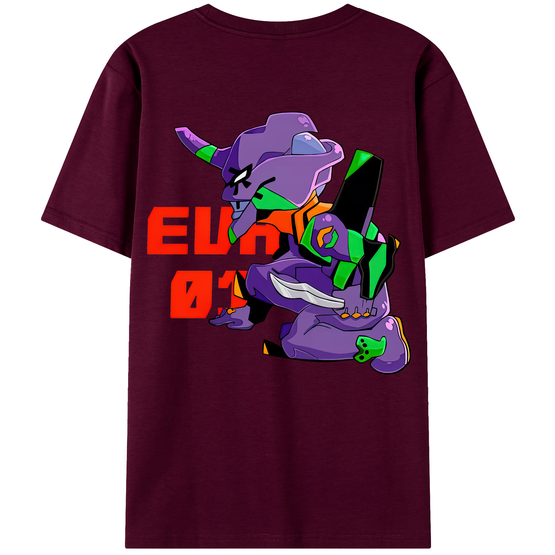 （画像用） EVA 新世紀エヴァンゲリオン レディース半袖Tシャツ(バックプリント)